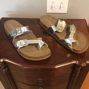 Madden Girl Holographic Sandals